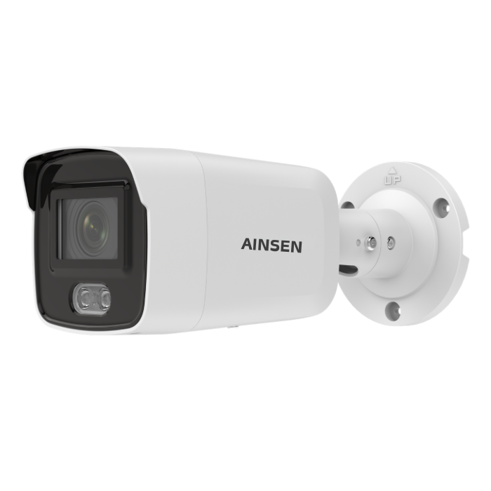AINSEN 4 MP Full Color Fixed Mini Bullet Network Camera